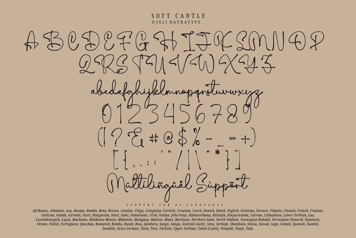 Soft Cantle Font-3