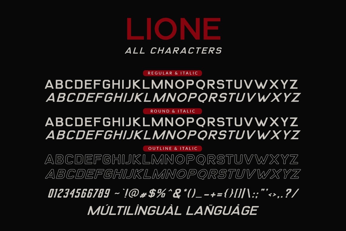 Familia tipográfica Lione-3