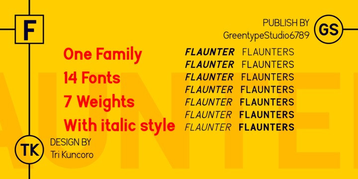 Flaunters Sans Serif Fuente-2