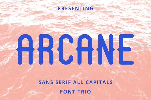 Arcane Sans Font Trío