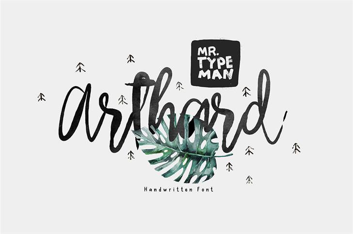 arthard-font-creado-en-2017-por-mr-typeman