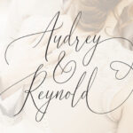 Audrey & Reynold Calligraphy