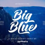 Big Blue Bold Script