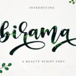 Birama Calligraphy Script