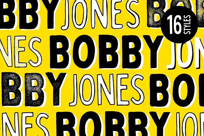 Familia tipográfica Bobby Jones