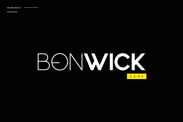 Tipografía Bonwick