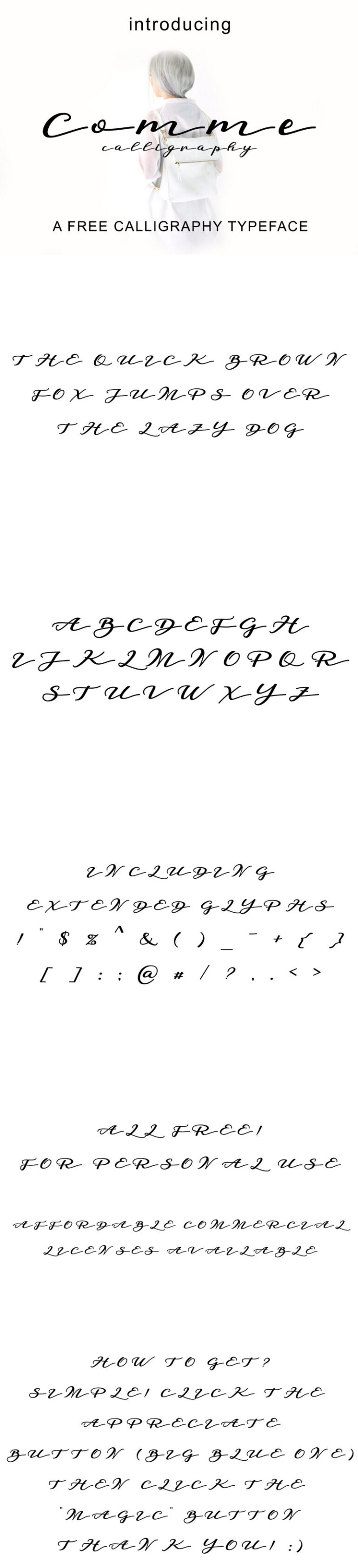 comme-free-font