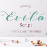 Evita Script  Free