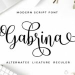 Gabrina Calligraphy Script
