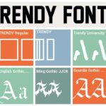 Gothic Ultra Trendy font
