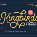 Kingbirds Monoline Script