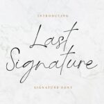 Last Signature