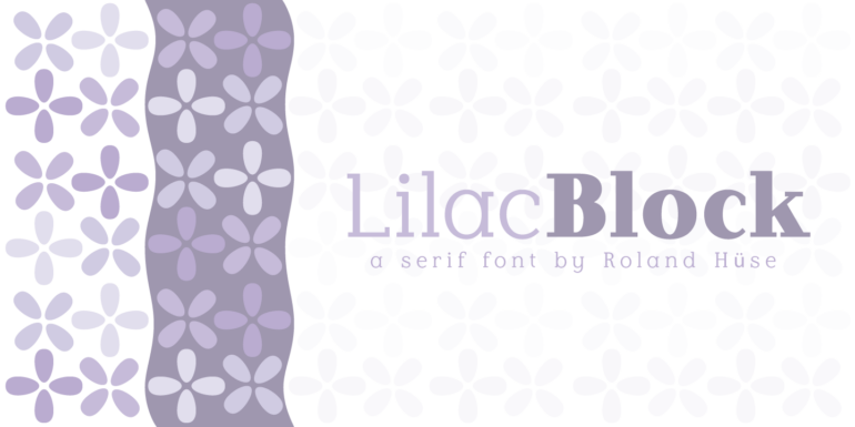 Fuente Lilac Block Serif
