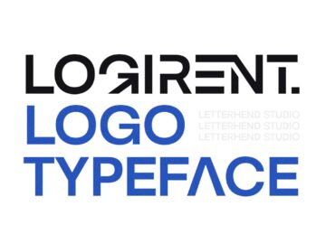 Tipo de letra del logotipo de Logirent
