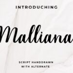 Malliana Handwritten Script