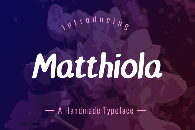 matthiola-font-creado-en-2017-por-seemly-fonts