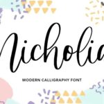 Nicholia Modern Calligraphy