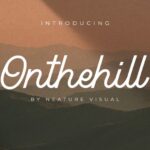 Onthehill Monoline Script