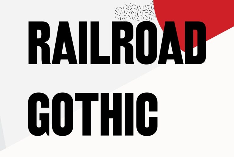Fuente Railroad Gothic