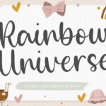 Rainbow Universe Handwritten