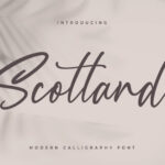 Scotland Calligraphy