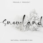 Snowland Natural Handwritten Script