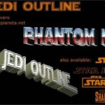 Star Jedi Outline font