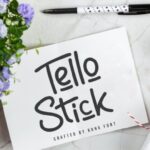 Tello Stick Monoline Script