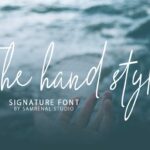 The Hand Style Script  Free Download