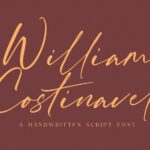 William Costinavel Handwritten Script