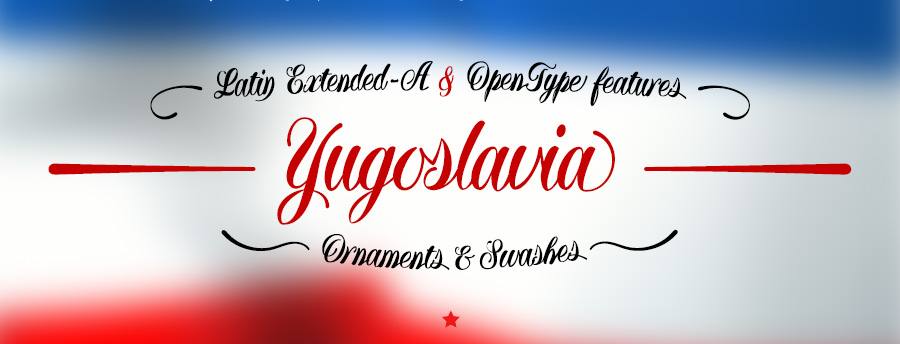 yugoslavia-caligraphic-font